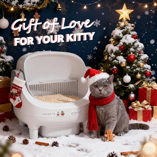 Smart Self-Cleaning Litter Box 🐾 Automatic, Open-Top Design & 10L Waste Bin